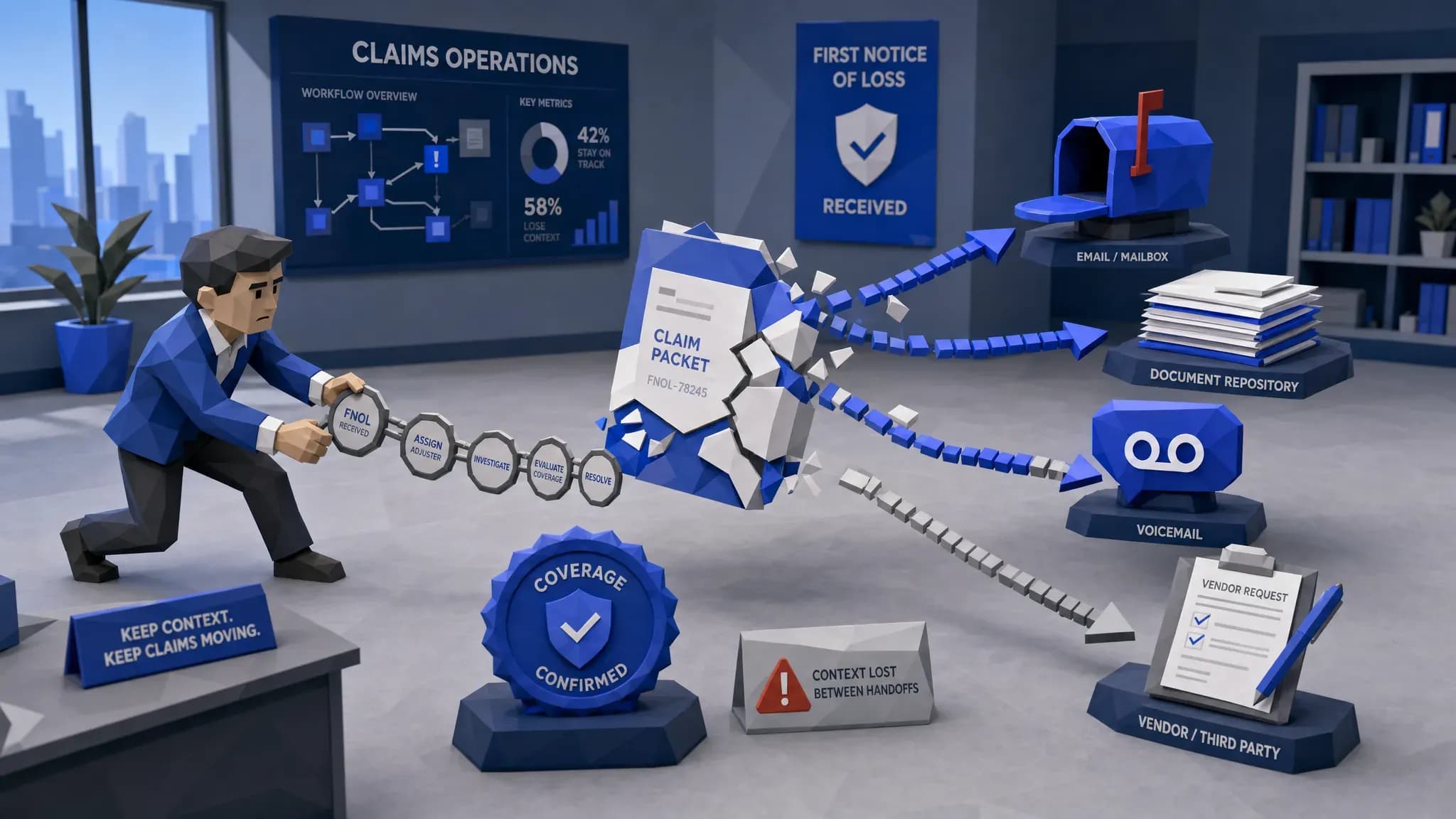 Why the Claims Lifecycle Breaks Down After First Contact
