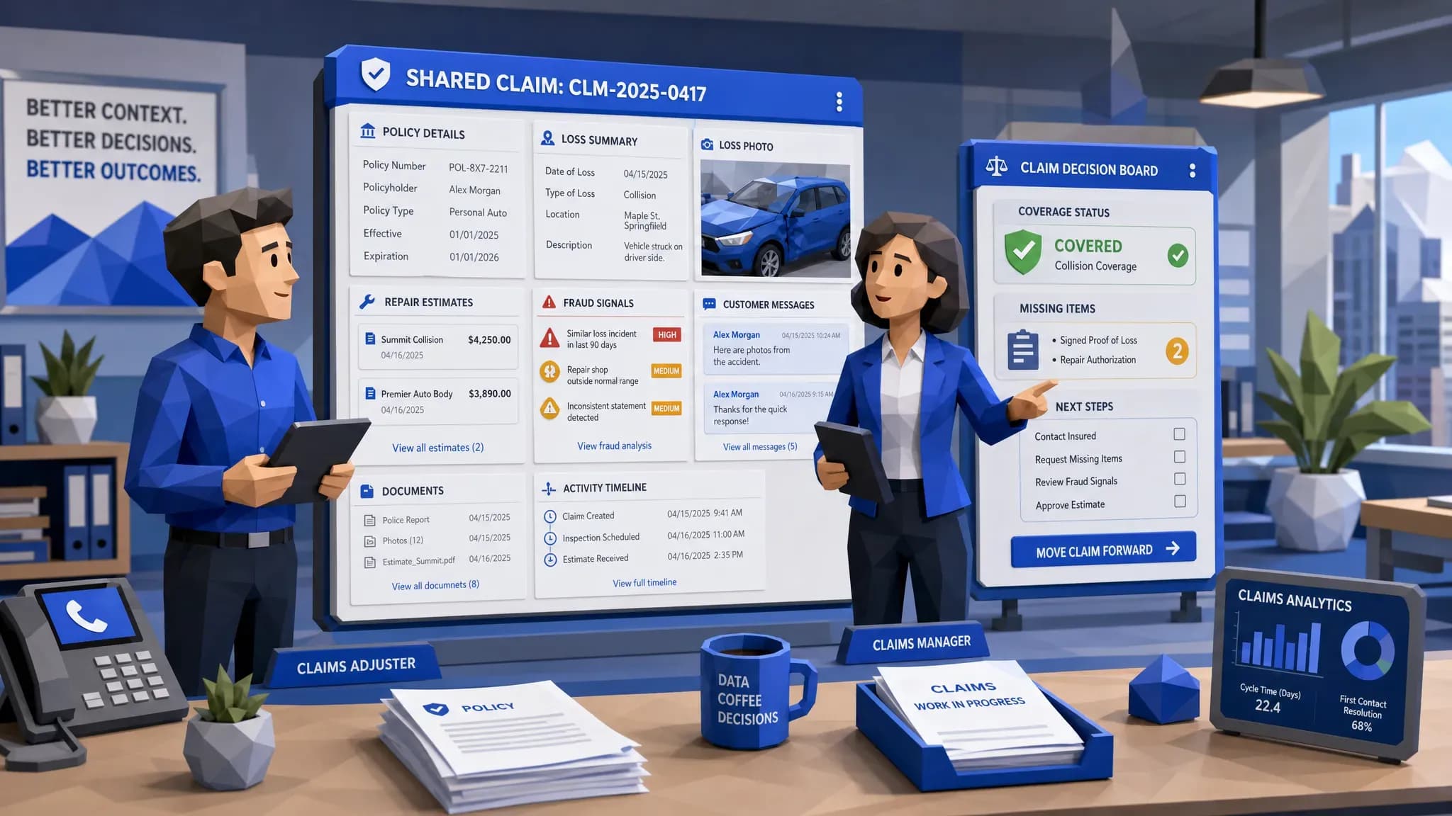 Insurance Claims Services Work Better With Connected Data