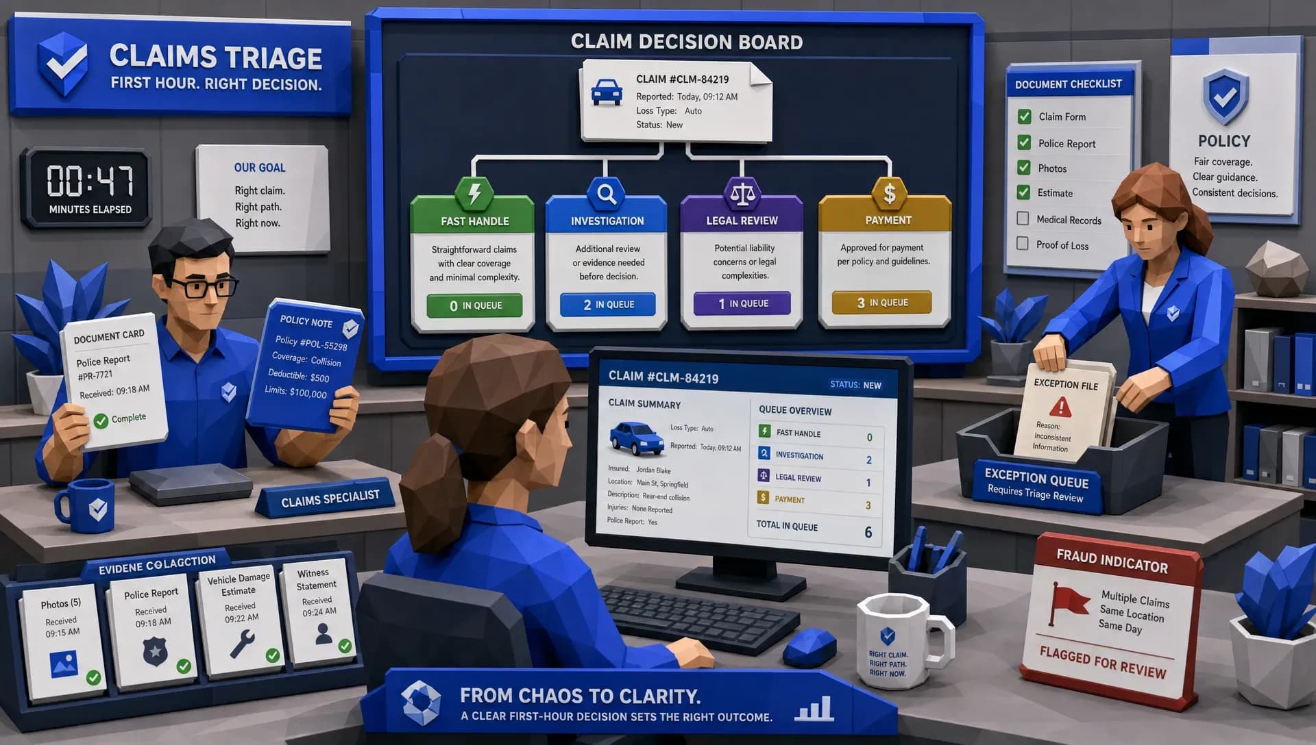 How an Insurance Claims Platform Improves Triage and Visibility